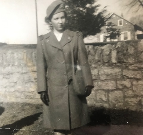Nursing Cadet Carolyn Bauer McCray, the grandmother of Kimberly McClellan, EdD, MSN, CRNP, WHNP-BC, FNP-BC, assistant clinical professor, interim department chair and nurse for 29 years.